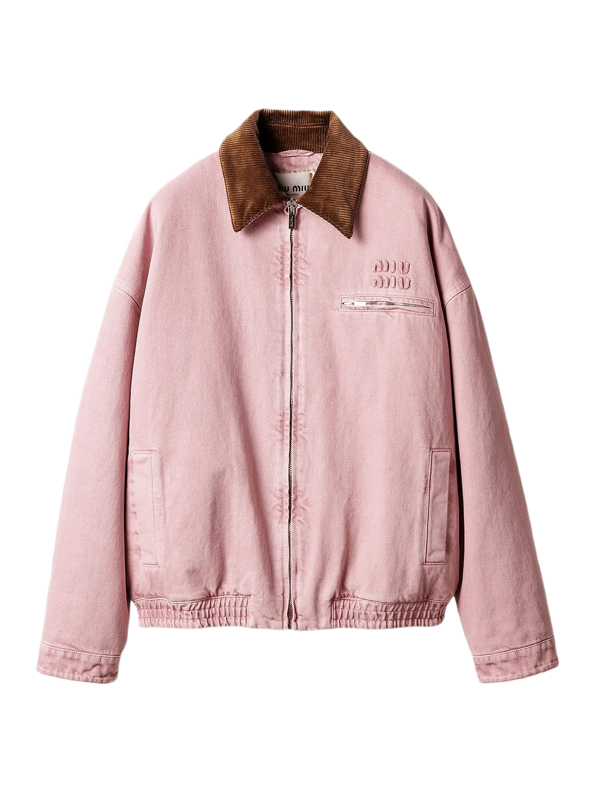 Miu Miu Padded Corduroy-Collar Blouson